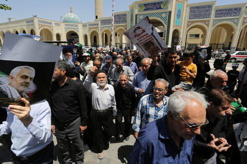 راهپیمایی جمعه های خشم در حمایت از مردم مظلوم غزه در اصفهان