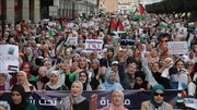 مراکش کے 41 شہروں میں غزہ کی حمایت میں مظاہرے