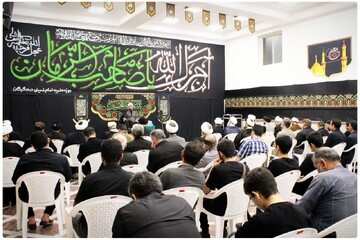 تصاویر/ مراسم عزاداری دهه اول محرم در مدرسه علمیه امام خمینی (ره) گرگان