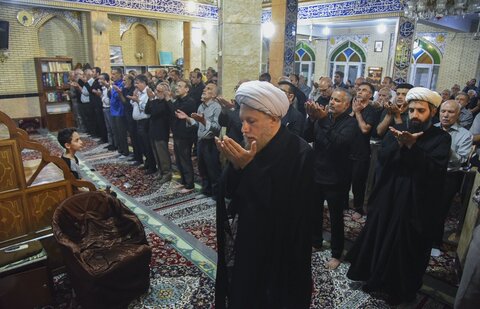 تصاویر| مراسم عزداری در مسجدالرجا با حضور نماینده ولی فقیه در فارس