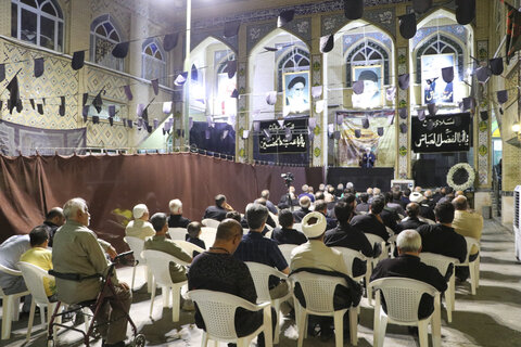 تصاویر| مراسم عزداری در مسجدالرجا با حضور نماینده ولی فقیه در فارس