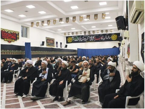 تصاویر/ مراسم عزاداری دهه اول محرم در مدرسه علمیه امام خمینی (ره) گرگان