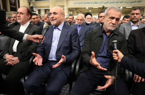 تصاویر/ دیدار نمایندگان مجلس شورای اسلامی با رهبر انقلاب