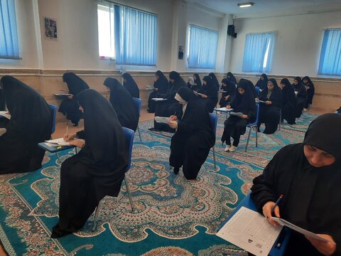 گزارش تصویری/ برگزاری آزمون ورودی حوزه علمیه خواهران استان بوشهر