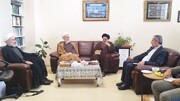 Réception de l'Ayatollah Arafi par le directeur de la Fondation Ibn Sina