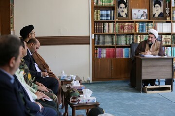 دیدار مسئولان شهرستان میانه با نماینده ولی فقیه در آذربایجان شرقی 