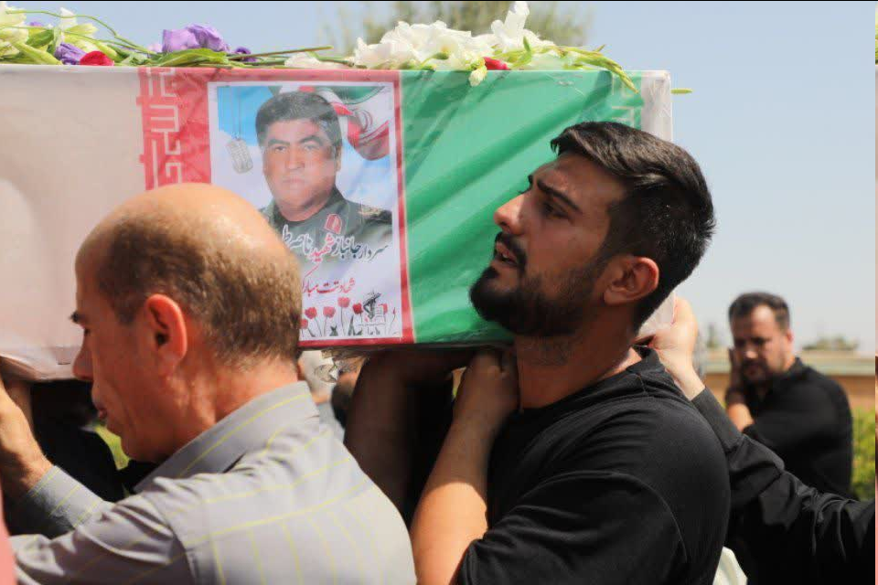 مراسم تشییع و تدفین پیکر شهید والامقام سردار «ناصر طحانی» برگزار شد + عکس