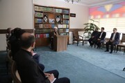 تصاویر/ دیدار مدیرکل صداوسیما و شورای معاونین شبکه استانی سهند با نماینده ولی فقیه در استان