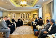 آية الله الأعرافي ومفتي روسيا يؤكدان على تعريف العالم بالإسلام الصحيح