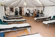 استقرار بیمارستان‌های صحرایی برای ایام اربعین در مرز مهران