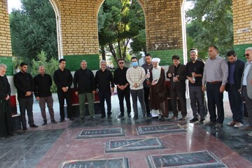 تصاویر/ مراسم غبارروبی شهدای گمنام کوهدشت