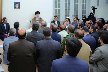 صوت |  دیدار دست‌اندرکاران کنگره بزرگداشت شهدای استان تهران با رهبر معظم انقلاب اسلامی