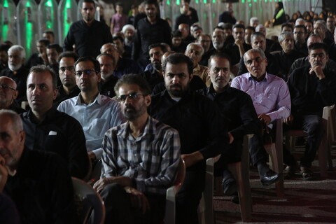 مراسم عزاداری دهه دوم محرم در خیمه حسینی مکتب الصادق (ع) بچه‌های آسمان