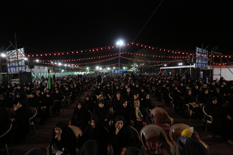 مراسم عزاداری دهه دوم محرم در خیمه حسینی مکتب الصادق (ع) بچه‌های آسمان