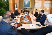 تصاویر/ دیدار آیت الله اعرافی با رئیس جمهوری تاتارستان