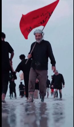 آغاز مراسم پیاده روی اربعین حسینی از مسیری ۶۰۰ کیلومتری در گرمای ۵۰ درجه+ عکس