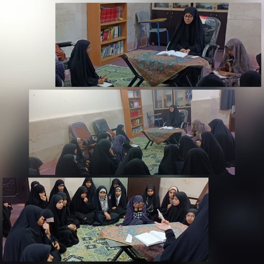 طرح دخترانه تسنیم در مدرسه علمیه خواهران حضرت زینب(س) میناب برگزار شد+ تصاویر