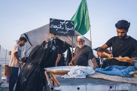 موكب السيدة رقية (عليها السلام) في منطقة رأس البيشة بالفاو