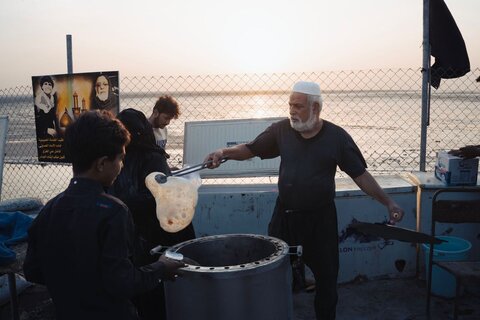 موكب السيدة رقية (عليها السلام) في منطقة رأس البيشة بالفاو