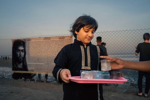 موكب السيدة رقية (عليها السلام) في منطقة رأس البيشة بالفاو