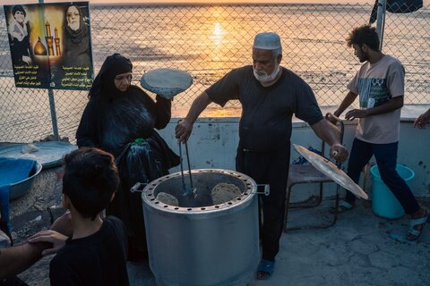 موكب السيدة رقية (عليها السلام) في منطقة رأس البيشة بالفاو