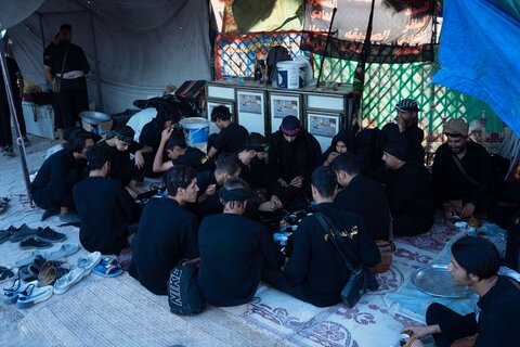 موكب السيدة رقية (عليها السلام) في منطقة رأس البيشة بالفاو