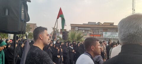 تجمع مردم شهرستان ساوه در محکومیت جنایت رژیم صهیونیستی در پی شهادت شهید هنیئه