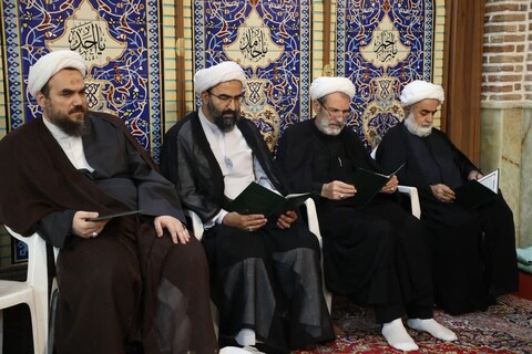 مجلس ختم استاد حوزه علمیه استان تهران در مسجد مروی برگزار شد + عکس