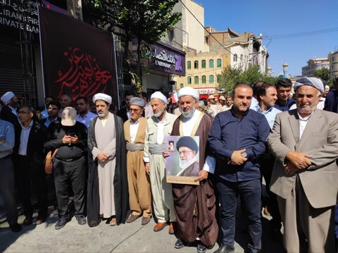 تصاویر/ تجمع مردم ارومیه در محکومیت ترور شهید اسماعیل هنیه