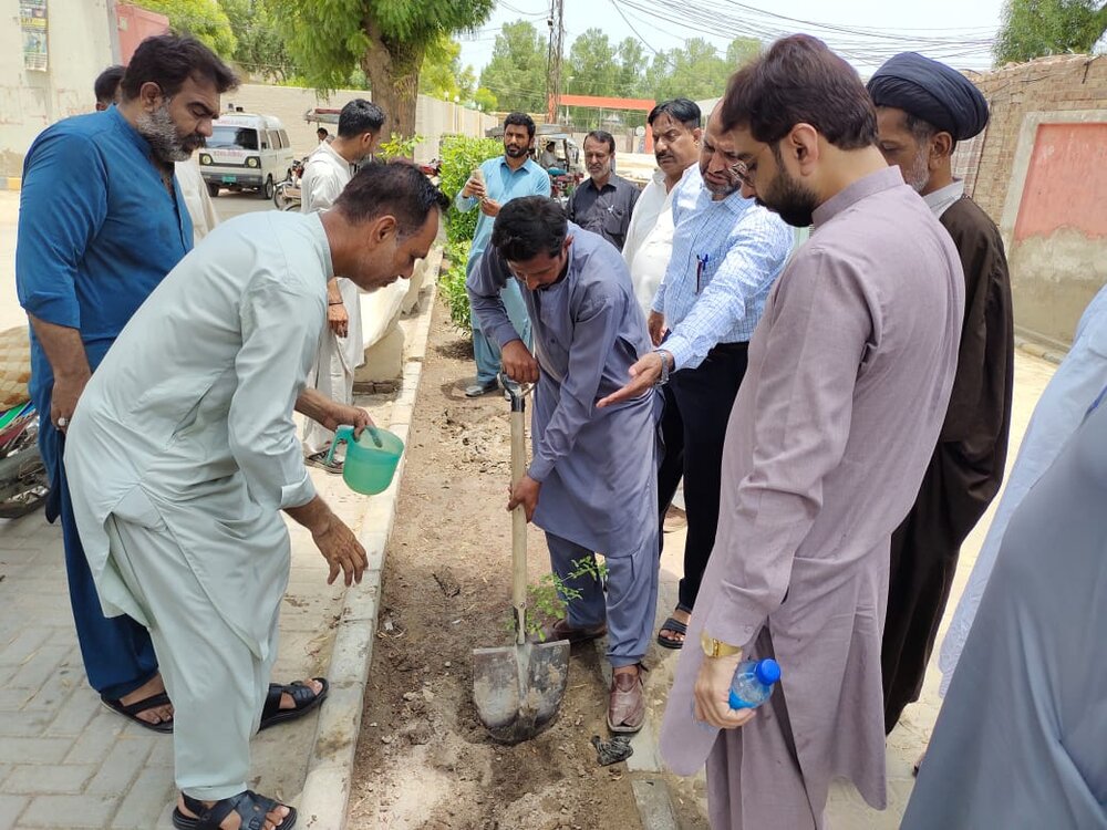 درخت، زمین کا حسن ہیں جو ماحول کو آلودگی سے محفوظ رکھتے ہیں، اصغریہ آرگنائزیشن کی شجر کاری مہم