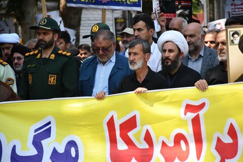 تصاویر/ راهپیمایی مردم شهرستان خوی در محکومیت ترور شهید هنیه