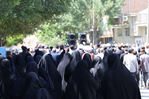 تصاویر/ تجمع مردم شهرستان نقده در محکومیت ترور شهید هنیه