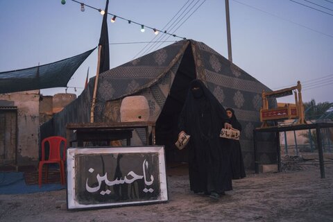 Photos/Installés des postes d'accueil les pèlerins d'Arbaeen à Basra