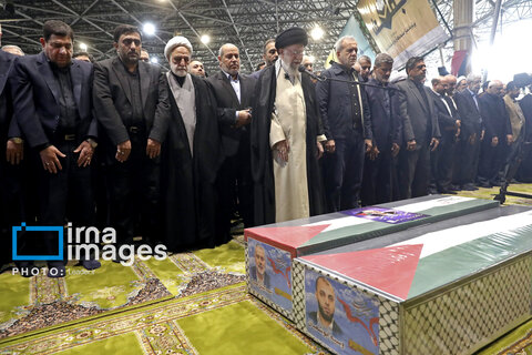 photos/La cérémonie funéraire du martyr Ismail Haniyeh à Téhéran