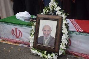 تشییع پیکر شهید حجتالاسلام ادیب در لاهیجان+ تصاویر