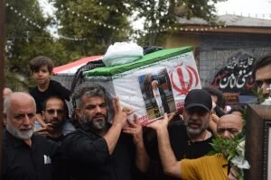 تشییع پیکر شهید حجتالاسلام ادیب در لاهیجان+ تصاویر