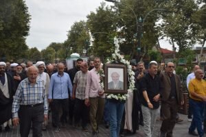 تشییع پیکر شهید حجتالاسلام ادیب در لاهیجان+ تصاویر