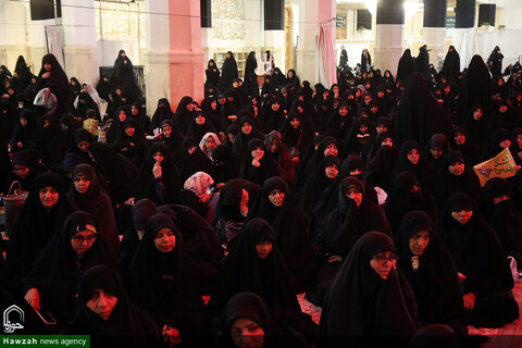 Images/ Le rassemblement des habitants de Qom condamnant le crime du régime sioniste