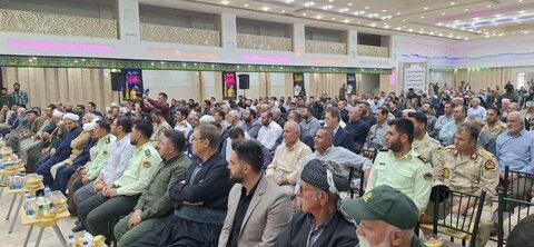 تصاویر/ همایش تجلیل از خادمان، مدیران و عوامل اجرایی اربعین حسینی در شهرستان پیراشهر