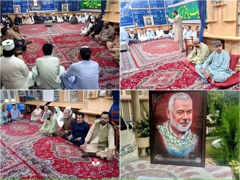مراسم گرامیداشت شهید «اسماعیل هنیه» در کویته پاکستان برگزار شد