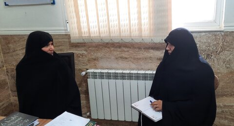 تصاویر/بازدید مدیر حوزه علمیه خواهران استان مرکزی از مدرسه علمیه حضرت زهرا (س)سنجان