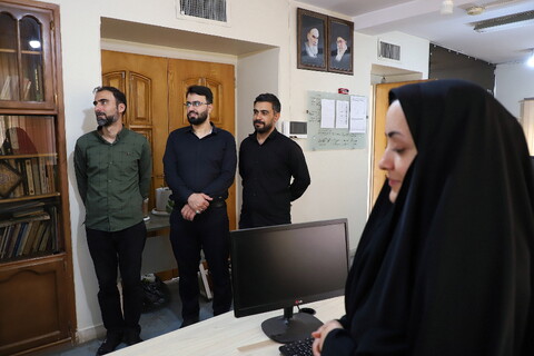 تصاویر/ بازدید مسئولان و دبیران خبرگزاری حوزه از خبرگزاری ایرنا در آستانه روز خبرنگار