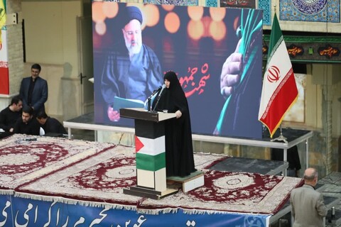 تصاویر / مراسم بزرگداشت شهید مقاومت شهید اسماعیل هنیه در همدان