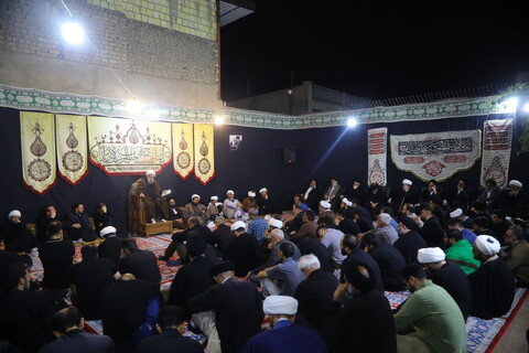 تصاویر / مراسم عزاداری دهه اول ماه صفر در بیت مرحوم آیت الله شاه آبادی