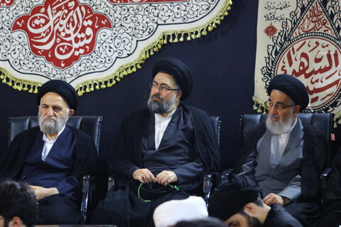 تصاویر / مراسم عزاداری دهه اول ماه صفر در بیت مرحوم آیت الله شاه آبادی