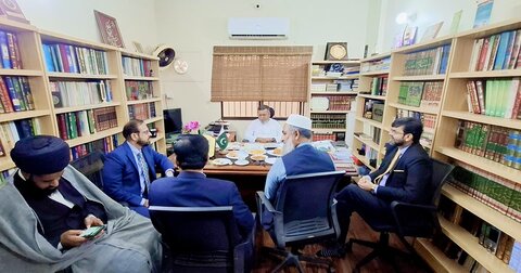 علامہ شبیر میثمی سے ہیڈ اسلامک فائنانس سیکیوریٹیز اینڈ ایکسچینج کمیشن آف پاکستان کی ملاقات