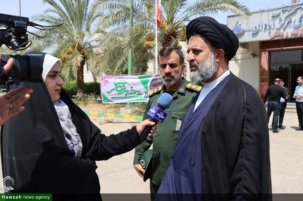 قدردانی سبزپوشان تیپ زرهی حضرت حجت(عج) از خبرنگاران