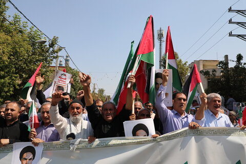 photos/La marche du peuple d'Ourmia, en soutien au peuple opprimé de Gaza