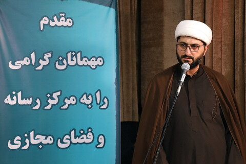 آیین گرامیداشت روز خبرنگار با حضور آیت‌الله حسینی‌بوشهری در مرکز رسانه و فضای مجازی حوزه‌های علمیه