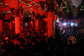 تصاویر / مراسم عزاداری شهادت امام حسن مجتبی (ع) در مسجد اعظم قم